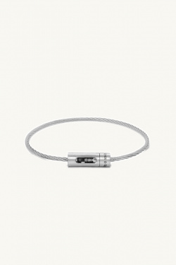 Le gramme - Bracelet Câble Perforé 8G - Argent - allanjoseph