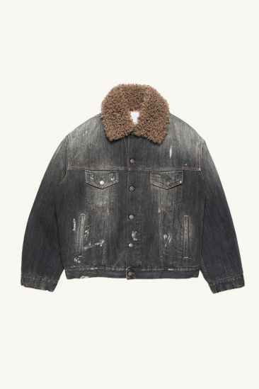 Blouson en jean - Noir -...