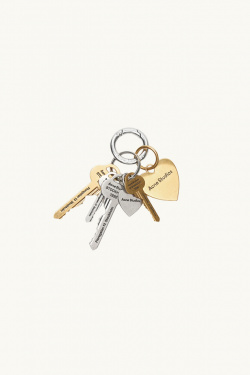 Acne Studios - Key ring - Gold/Silver - allanjoseph