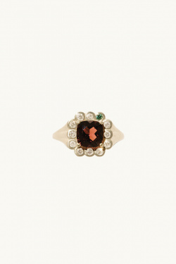 Pascale Monvoisin - Robin Ring n°1 - Grenat/Gold - allanjoseph