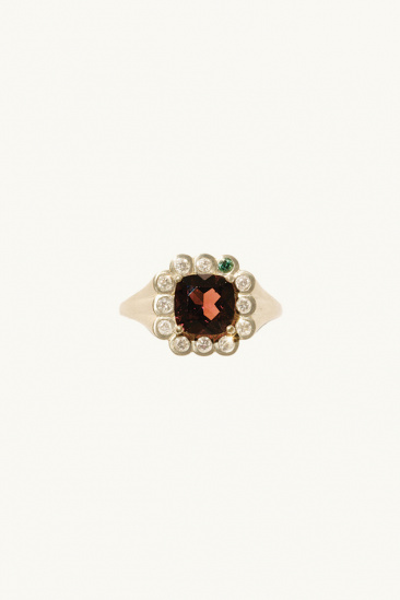 Bague Robin n°1 - Grenat/Or