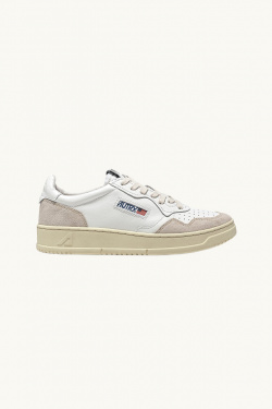 Autry - Medalist Low - White/Beige - Women - allanjoseph