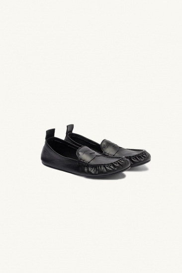 Leather Loafers - Black