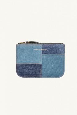Comme Des Garçons - Small leather pouch - Denim Pocket - allanjoseph