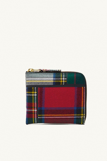 Portefeuille Tartan - Rouge