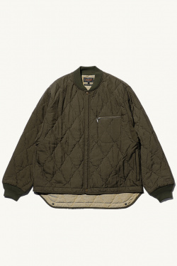 Beams + - Quilted Jacket - Olive - allanjoseph