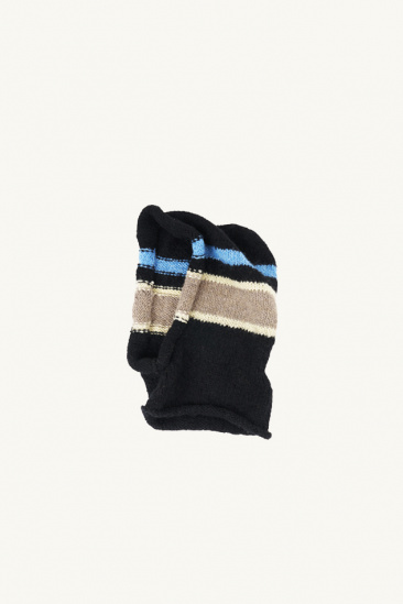 Hand-Knitted Hood - Black