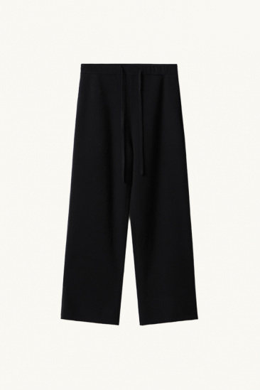 Wool trousers - Black
