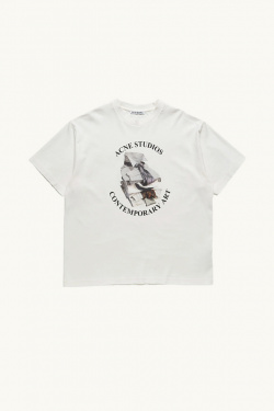Acne Studios - Printed T-shirt - Off White - allanjoseph