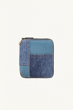Comme Des Garçons - Leather Wallet - Denim Pocket - allanjoseph