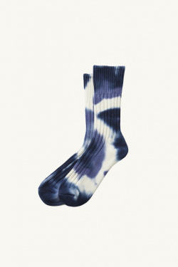 Socks Rototo Chunky Ribbed - Navy Blue - allanjoseph