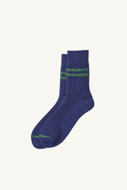Merino Socks Rototo - Navy Blue - allanjoseph
