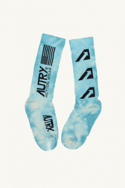 Autry Action Wear - Chaussette Match Point Tie and Dye blue  - allanjoseph