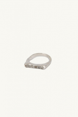 Rosa Maria - Ring Riny 1 Dia Sterling Silver Diamonds - allanjoseph