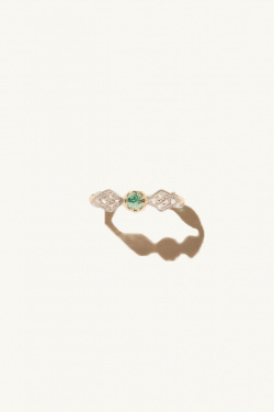 Pascale Monvoisin - Adele Ring n°1 Emerald - allanjoseph