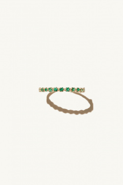 Pascale Monvoisin - Ring Ava Emerald N°2 - allanjoseph