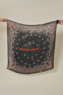 Bandana Vintage  - Noir/Rouge