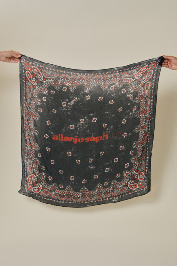 Bandana Vintage  - Noir/Rouge