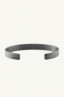 Le Gramme - Ribbon Brushed Bracelet 21g -  Black - allanjoseph