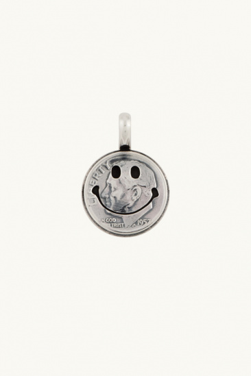 Smile Pendant - Silver - 2 cm
