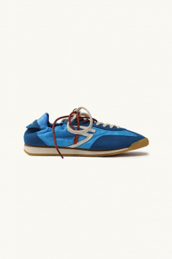 Puraai - Baskets Panther - Marine - Femme - allanjoseph
