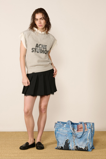 Layered shirt sweatshirt -...