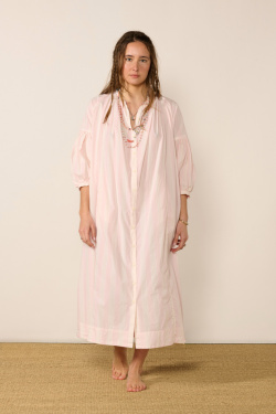 Casey Casey - 3 by 3 Dress - Pink/Beige - allanjoseph