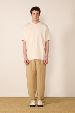 Casey Casey - Felix T-shirt - Ivory - allanjoseph