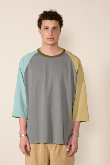 T-shirt oversize - Tricolore