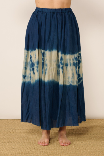 Willow Dye Skirt - Indigo