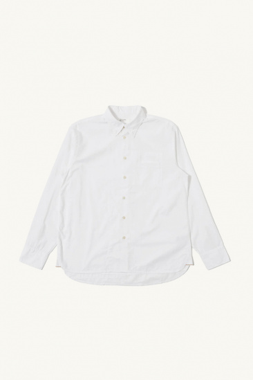 Patched Lazy Day Shirt - White