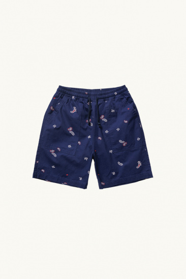 Paisley Chef Shorts - Royal