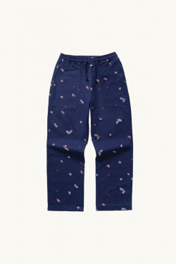 Service Works - Paisley Chef Pants - Royal - allanjoseph