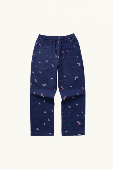 Paisley Chef Pants - Royal