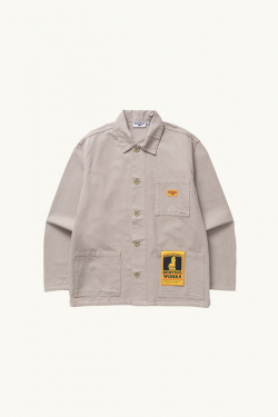 Service Works - Classic Chore Overshirt - Stone - allanjoseph