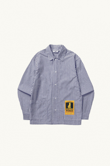 Stripe Waiter Shirt - Royal