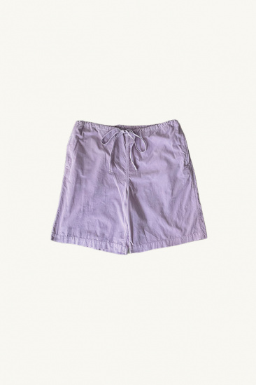 Short en coton côtelé -...