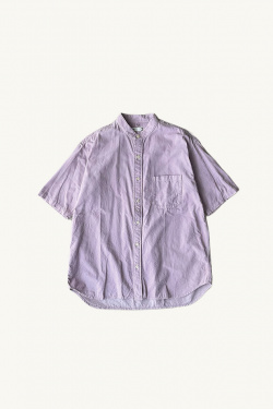 TS(s) - Chemise en coton côtelé - Lavande - allanjoseph