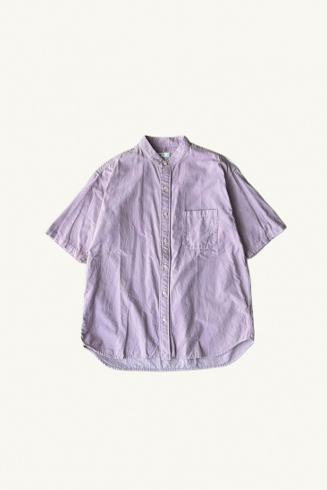 Ribbed Cotton Shirt - Lavender