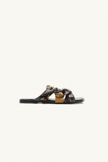 Strappy sandals - Brown
