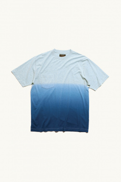 Beams Plus - T-shirt Gradation Dye - Bleu - allanjoseph