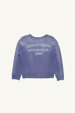Acne Studios - Sweat logo - Bleu - allanjoseph