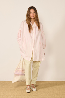 Casey Casey - 3 by 3 Tunic - Pink/Beige - allanjoseph