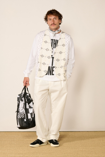 Veston reversible - blanc