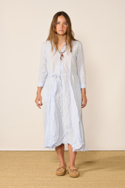 Pas de Calais - Robe longue - Bleu - allanjoseph