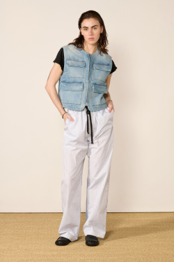 Barena - Gilet sans manches - Denim - allanjoseph