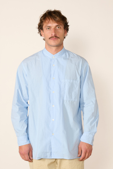 Chemise en coton - Bleu