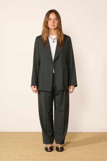 Blazer croisé Divina - Charbon