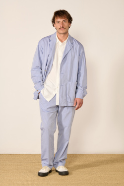Sage de Crêt - Veste en coton - Bleu - allanjoseph