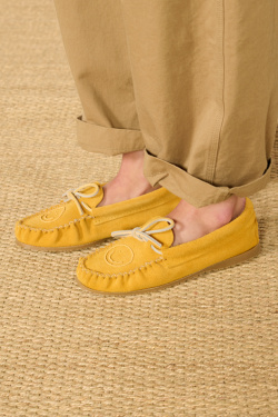 Chamula - Smiley Loafers - Yellow - allanjoseph